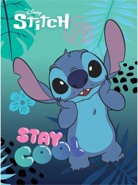 Zeszyt Szkolny A5 32k TRZYLINIA KOLOROWA Disney STITCH St. Majewski