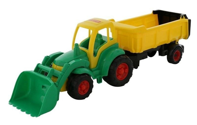 Mistrz Traktor z łyżką i naczepą