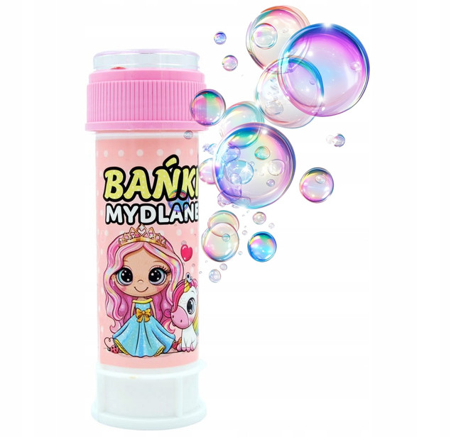 BAŃKI MYDLANE Trwałe 60ml Pastel Dla Dziewczynek Schemat
