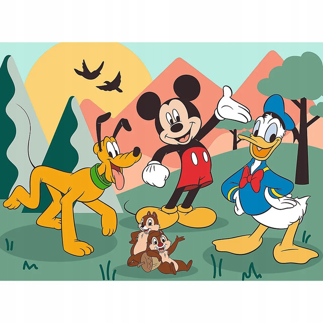 Puzzle Trefl 30 el. Bajkowe Chwile + Plakat Kolekcjonerski Disney