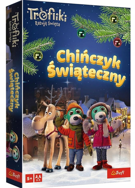 Gra planszowa Świąteczna Chińczyk Święta z Rodziną Treflików Trefl