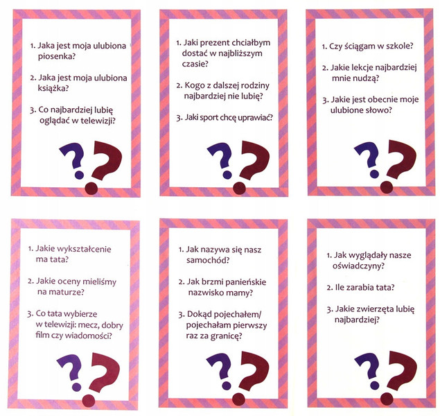 DZIECI KONTRA RODZICE CZEGO O SOBIE NIE WIECIE