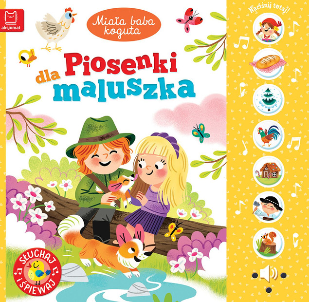 Miała baba koguta – książka z dźwiękiem dla niemowląt