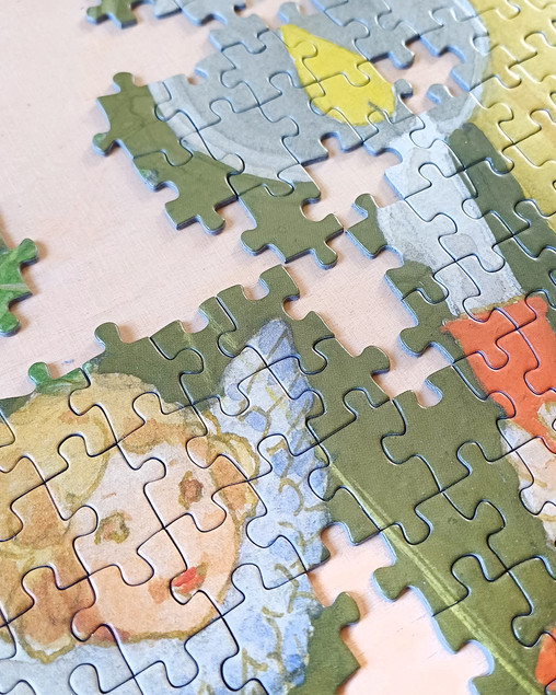Puzzle Tactic 500 elementów Christmas Card Świąteczne