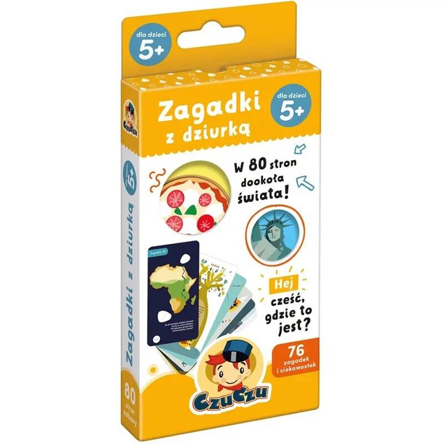 Zagadki Z Dziurką Dla Dzieci Obrazkowa Książeczka +5 CzuCzu