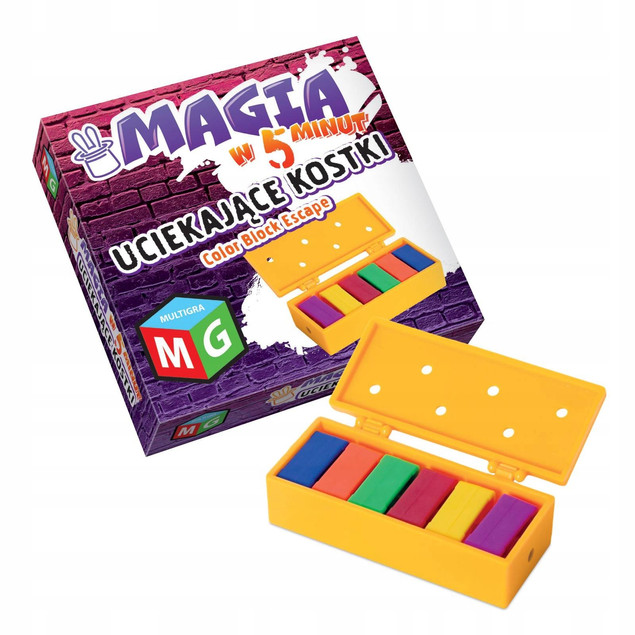 Gra planszowa Magia w 5 minut Uciekające kostki Multigra