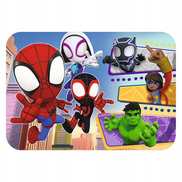 Puzzle Trefl 24 elementów Odważny Spidey i przyjaciele