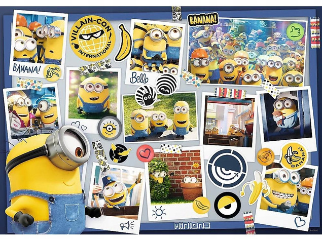 Puzzle 500 elementów. Zwariowana kolekcja zdjęć, Minionki Trefl