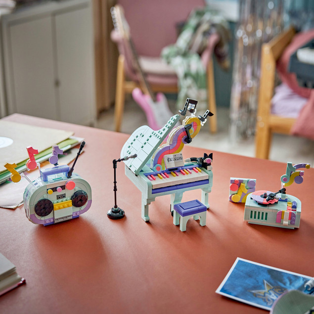 LEGO Creator 3w1 31392 Pianino z Kotem | Muzyczna Dekoracja Retro