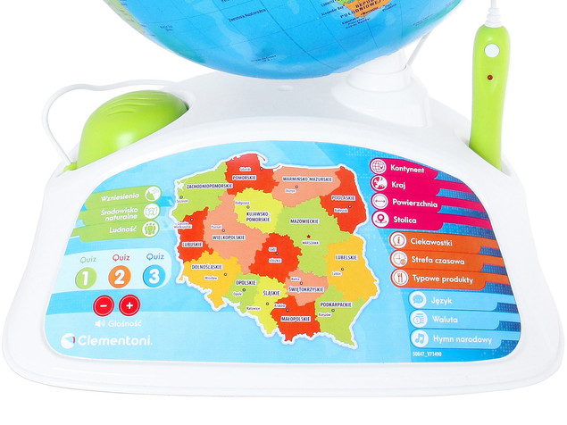 Globus interaktywny EduGlobus 7+ Clementoni