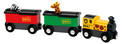 BRIO World Pociąg Safari z żyrafą i zebrą