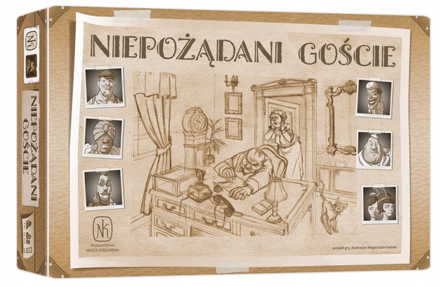 Niepożądani Goście Detektywistyczna Gra Planszowa 12+ Nasza Księgarnia