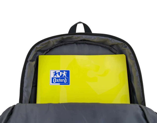 Plecak Szkolny Oxford B-You Jednokomorowy Czarny 21L na Laptopa RPET