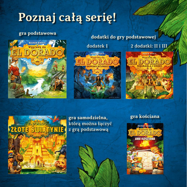 Gra Planszowa Wyprawa do El Dorado – Gra Kościana – Nasza Księgarnia