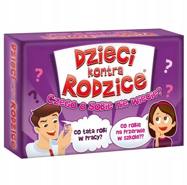 Dzieci kontra Rodzice – zestaw 2 gier