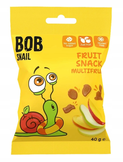 Żelki owocowe Bob Snail mix smaków 280g