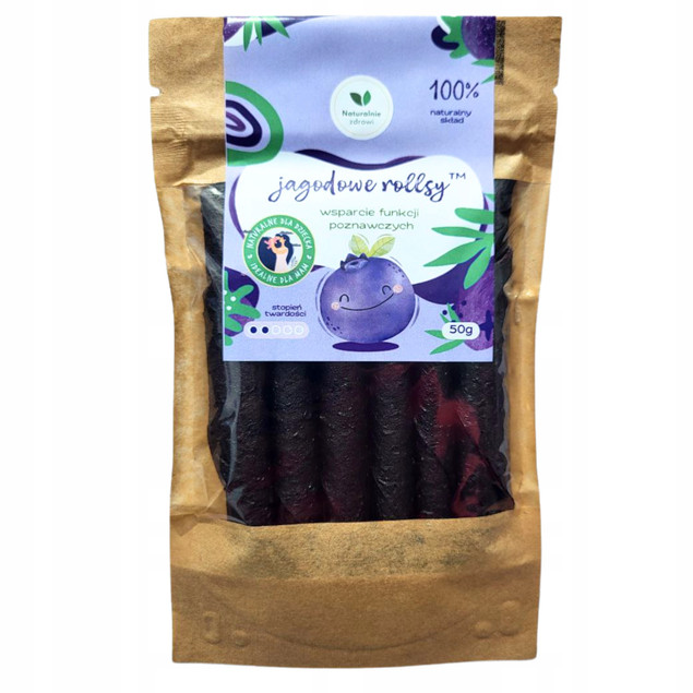 Rollsy Jagodowe 50g Naturalnie Zdrowi