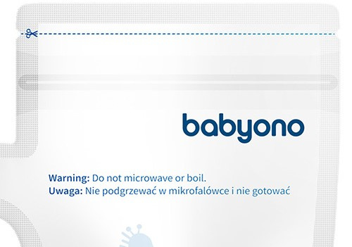 BABYONO Woreczki Do Pokarmu 180ml 30 sztuk 1084