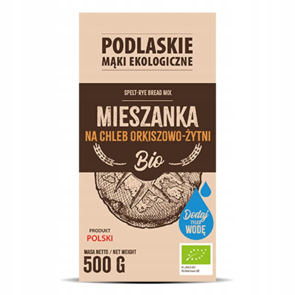 Mieszanka na chleb orkiszowo-żytni BIO 500 g BioLife