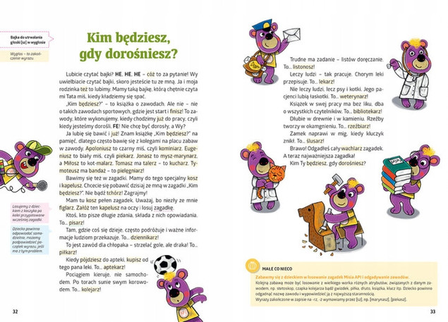 Bajki logopedyczne misia API (4-6 lat)