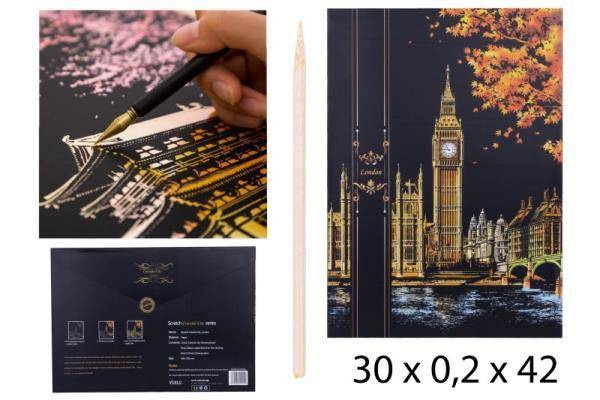 Zdrapywanka kopertowa Big Ben 5324G