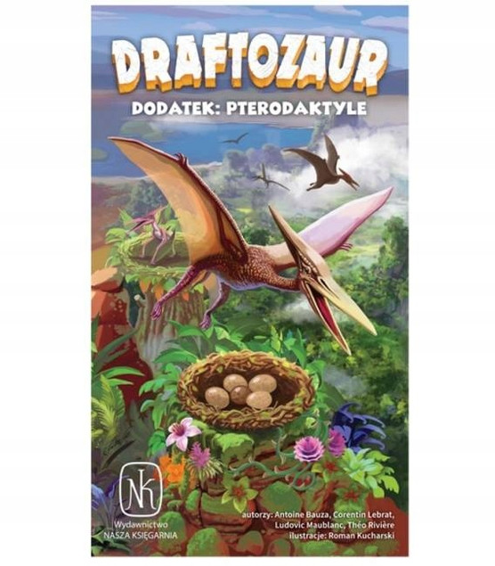 Gra Draftozaur 2 dodatki: Pterodaktyle, Plezjozaury NK