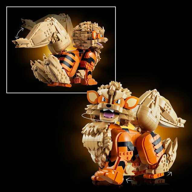LEGO® Pokémon™ 72160 Arcanine – Kolekcjonerska Figurka dla Dorosłych