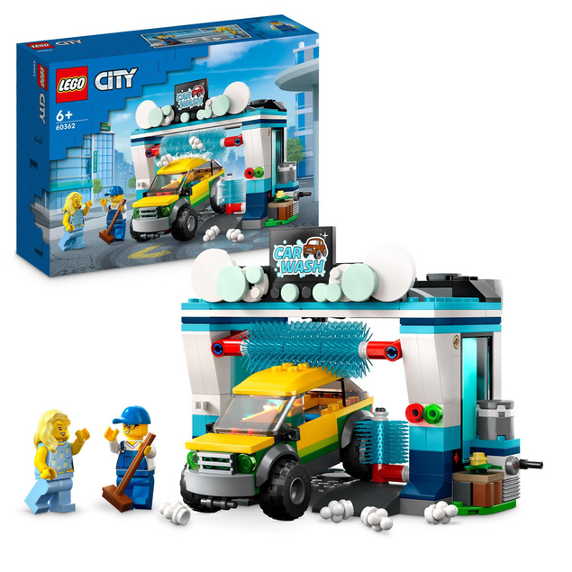 LEGO City 60362 Myjnia Samochodowa 243 Elementy 6+