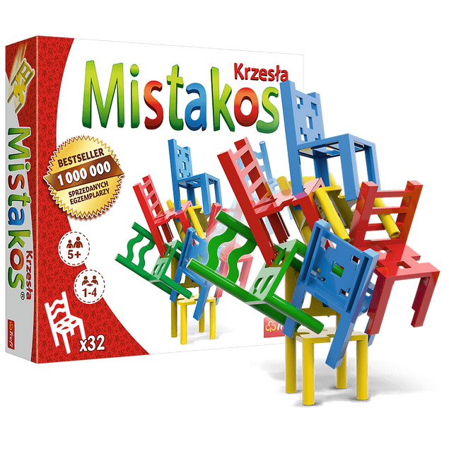 PROMO Mistakos krzesła 4-os. gra 02074 Trefl p8
