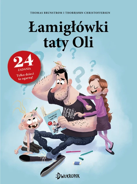 Łamigłówki Taty Oli - Okładka książki
