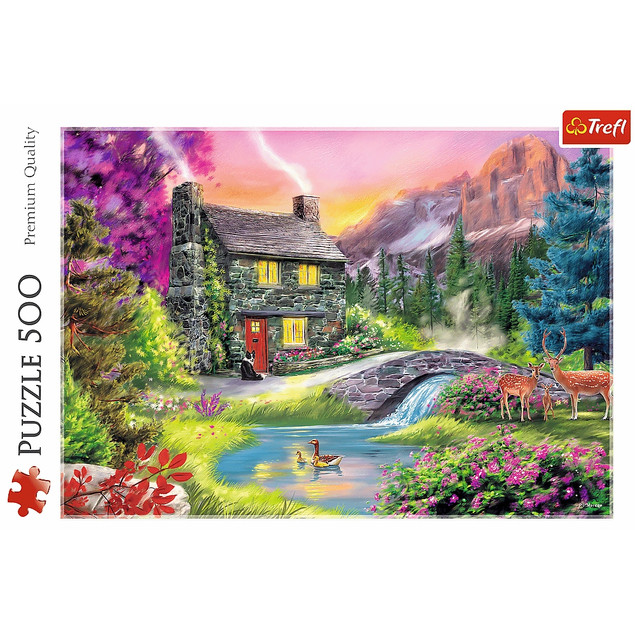 Puzzle Trefl 500 elementów Górska sielanka