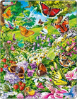 Układanka Larsen Motyle 42 Elementy – Puzzle dla Dzieci