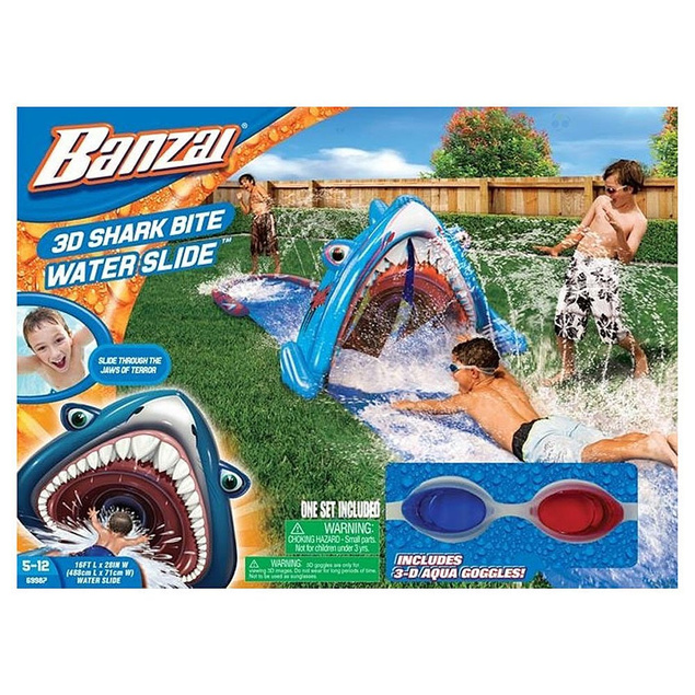Banzai Ślizgawka wodna z Rekinem SHARK BITE 3D
