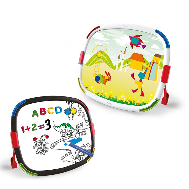 Askato Tablica Magnetyczna i Suchościeralna 33x28 cm Zestaw Edukacyjny