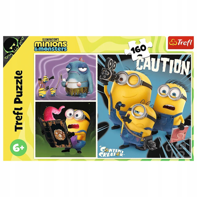 Puzzle Trefl 160 elementów Minionki Historie Minionków