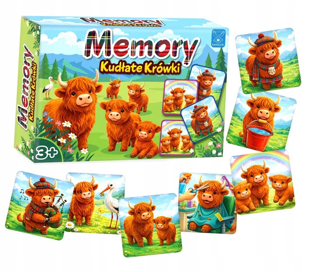 Gra Memory Kudłate Krówki - zdjęcie produktu