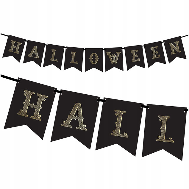Girlanda na Halloween Party Deco GRL47 175 cm czarna