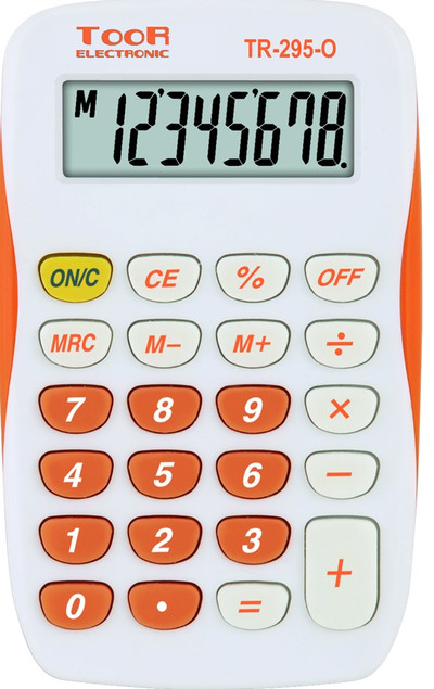 Kalkulator biurowy TooR ELECTRONIC TR-295-O Pomarańczowy