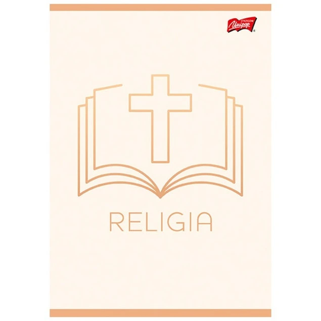 Zeszyt szkolny do religii z motywem krzyża