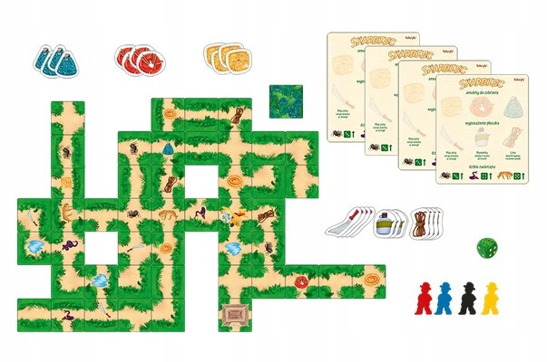 GRA SKARBIEC gra planszowa, przygodowa dla dzieci +7 lat
