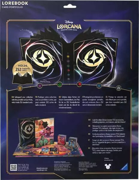 Disney Lorcana Set05 Shimmering Skies portfolio basic album na 252 karty