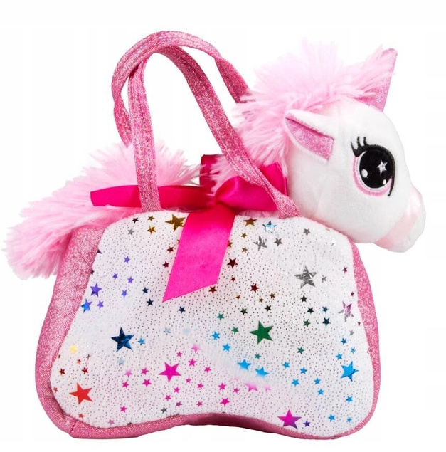 JEDNOROŻEC Pluszowy UNICORN Maskotka Torebka KOŃ Konik 23cm Norimpex