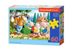 Puzzle 60 Trzy świnki CASTOR