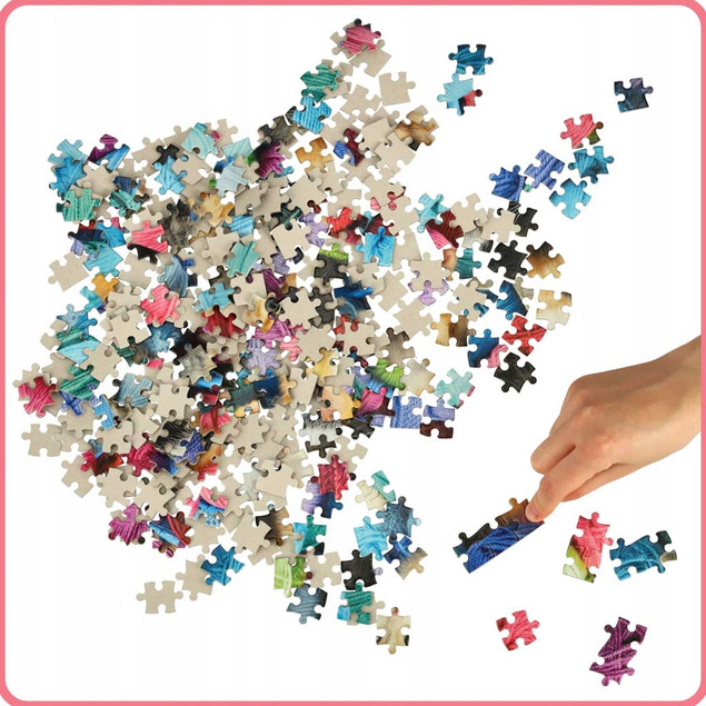 Puzzle 300 Układanka Dla Dzieci KOTKI W KŁĘBKACH WEŁNY Kociaki 8+ Castor