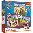 Puzzle 3w1 Układanka Pieski PSI PATROL Piesek Paw Patrol 3+ Trefl 34867