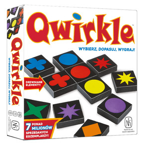 QWIRKLE Gra Planszowa Dopasuj Kolory i Kształty 6+ Nasza Księgarnia