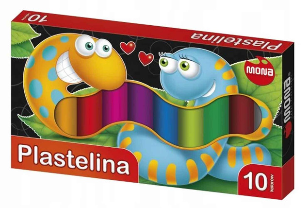             MONA- PLASTELINA 10KOL. 0036            