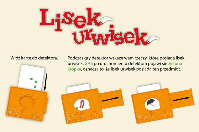 Lisek Urwisek Gra Detektywistyczna Planszowa Dla Dzieci 5+ Nasza Księgarnia