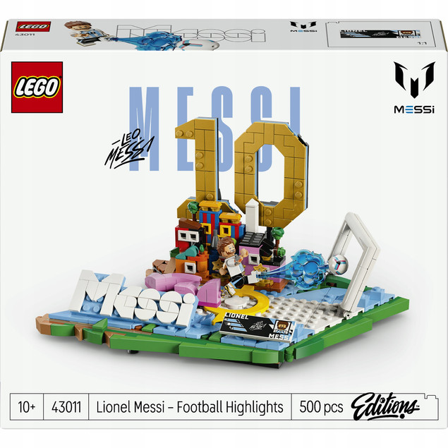 LEGO Editions 43011 Lionel Messi – Football Highlights, 500 elementów