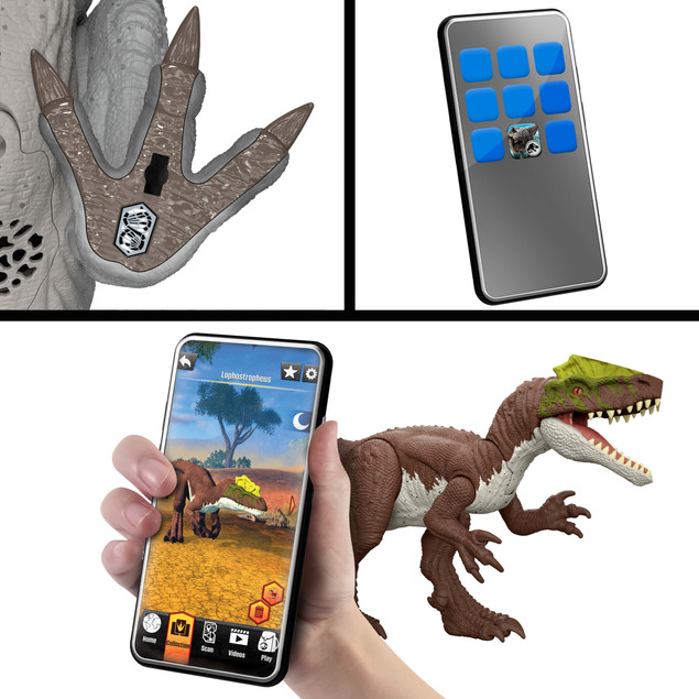 JURASSIC WORLD ODRODZENIE Figurka Dinozaur Ceoptera Frenzy Pack Mattel 18cm